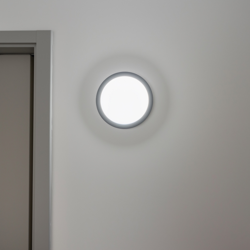 Brilagi - Udendørs LED loftlampe LED/20W/230V diameter 23 cm IP54 antracit