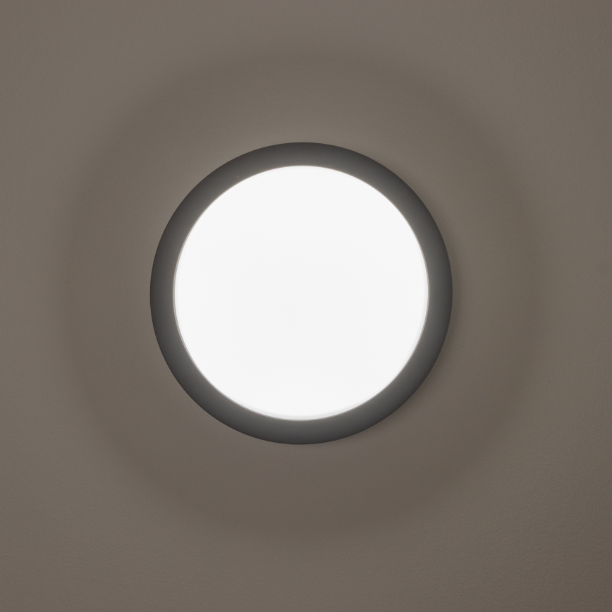 Brilagi - Udendørs LED loftlampe LED/20W/230V diameter 23 cm IP54 antracit