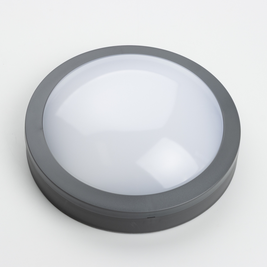 Brilagi - Udendørs LED loftlampe LED/20W/230V diameter 23 cm IP54 antracit