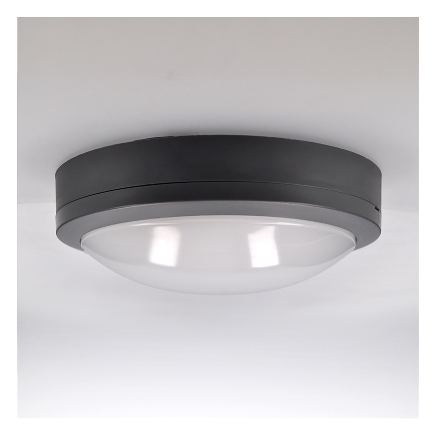 Brilagi - Udendørs LED loftlampe LED/20W/230V diameter 23 cm IP54 antracit
