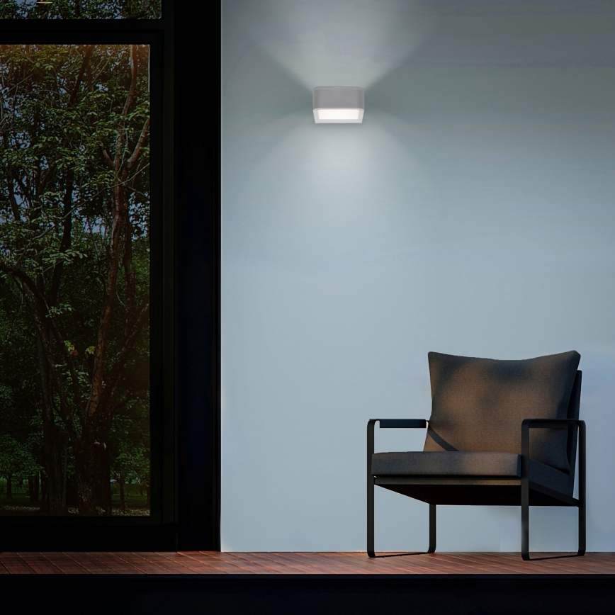 Brilagi - Udendørs LED væglampe BARI LED/7W/230V 3000/4000/6000K hvid IP54