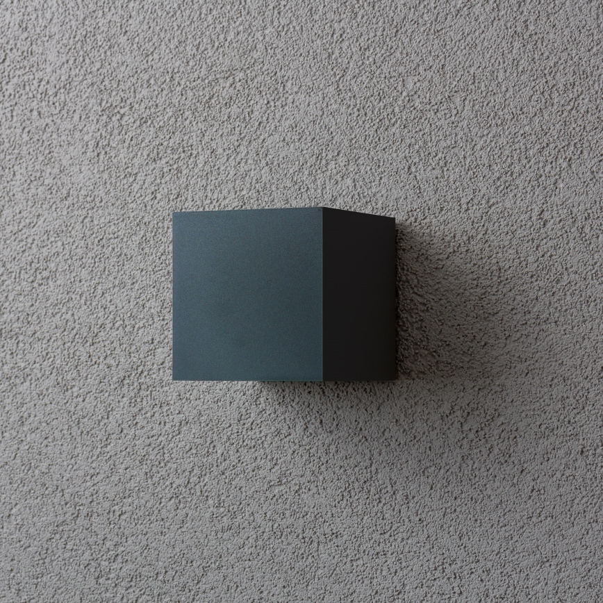 Brilagi - Udendørs LED væglampe CUBE LED/6W/230V antracit IP54
