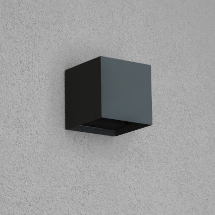 Brilagi - Udendørs LED væglampe CUBE LED/6W/230V antracit IP54