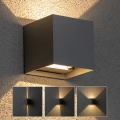Brilagi - Udendørs LED væglampe CUBE LED/6W/230V grå IP54