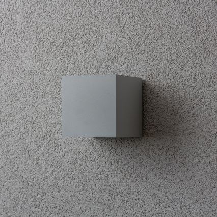 Brilagi - Udendørs LED væglampe CUBE LED/6W/230V grå IP54