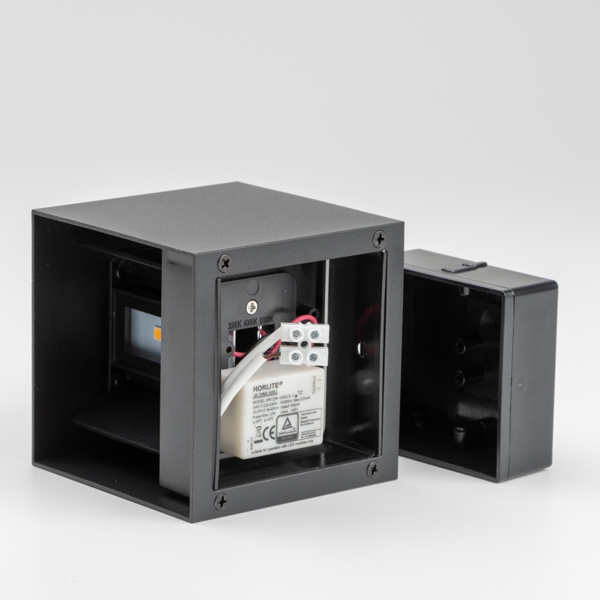 Brilagi - Udendørs LED væglampe CUBE LED/6W/230V IP54