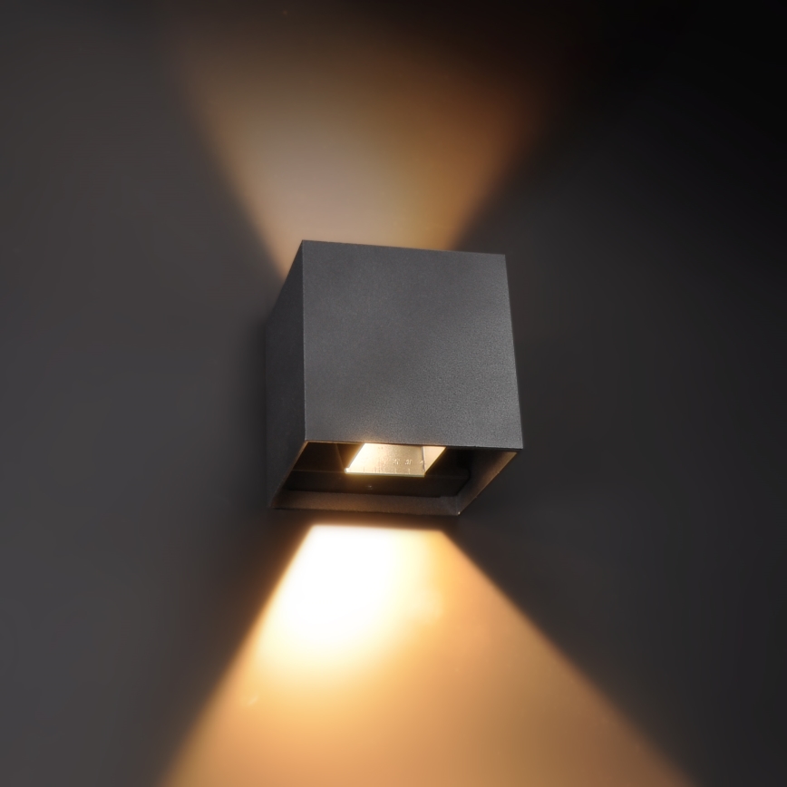 Brilagi - Udendørs LED væglampe CUBE LED/6W/230V IP54