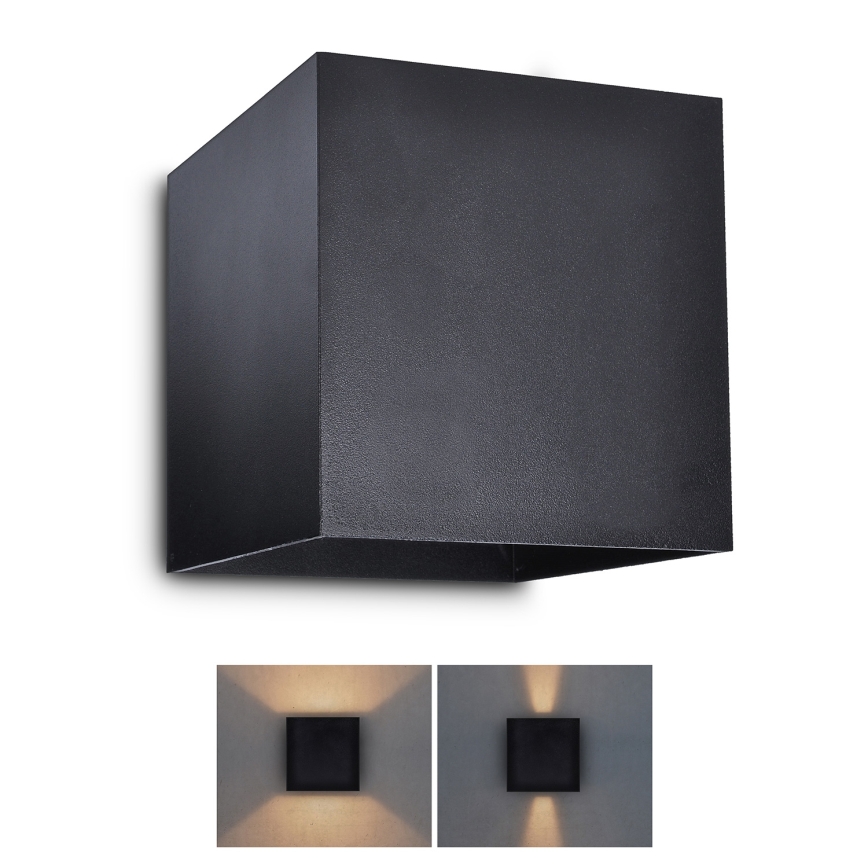Brilagi - Udendørs LED væglampe CUBE LED/6W/230V IP54