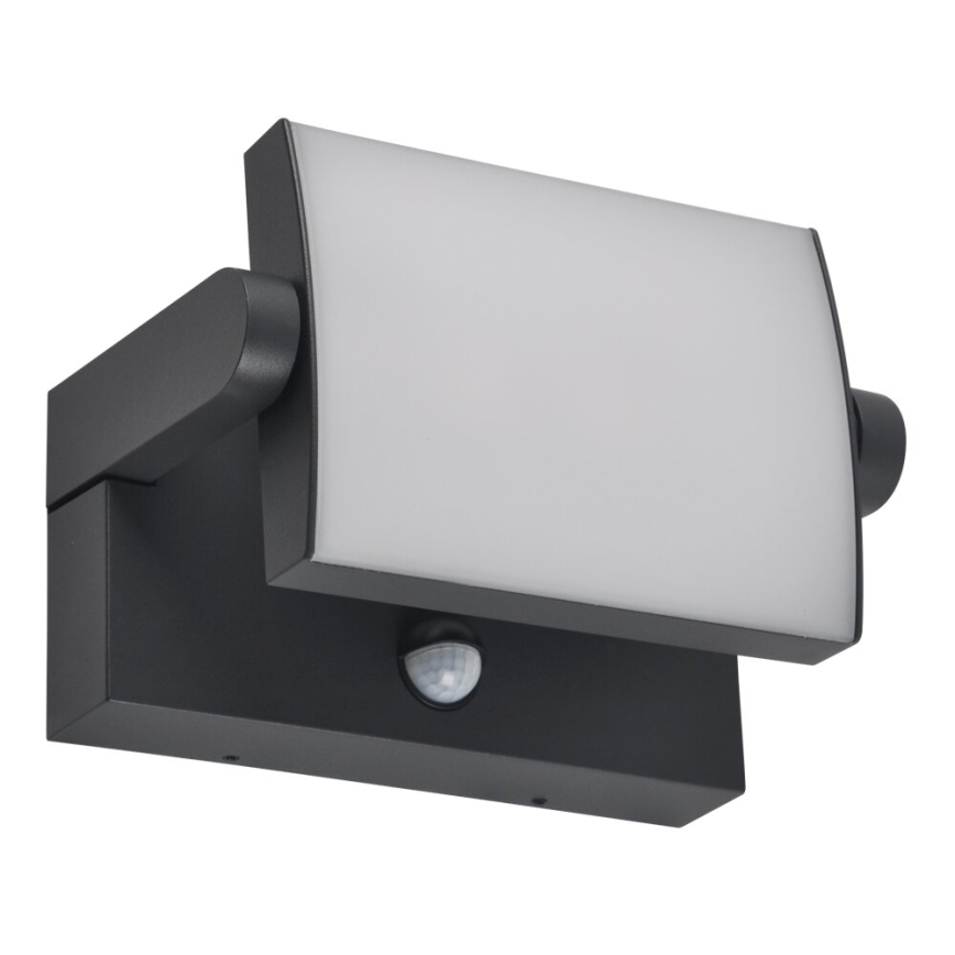 Brilagi - Udendørs LED væglampe med sensor ANKLE LED/18W/230V 3000K IP65 antracit