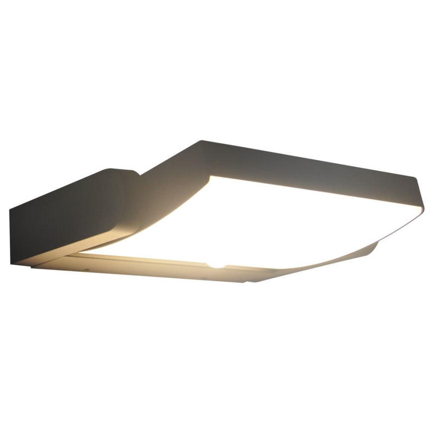 Brilagi - Udendørs LED væglampe med sensor ANKLE LED/18W/230V 3000K IP65 antracit