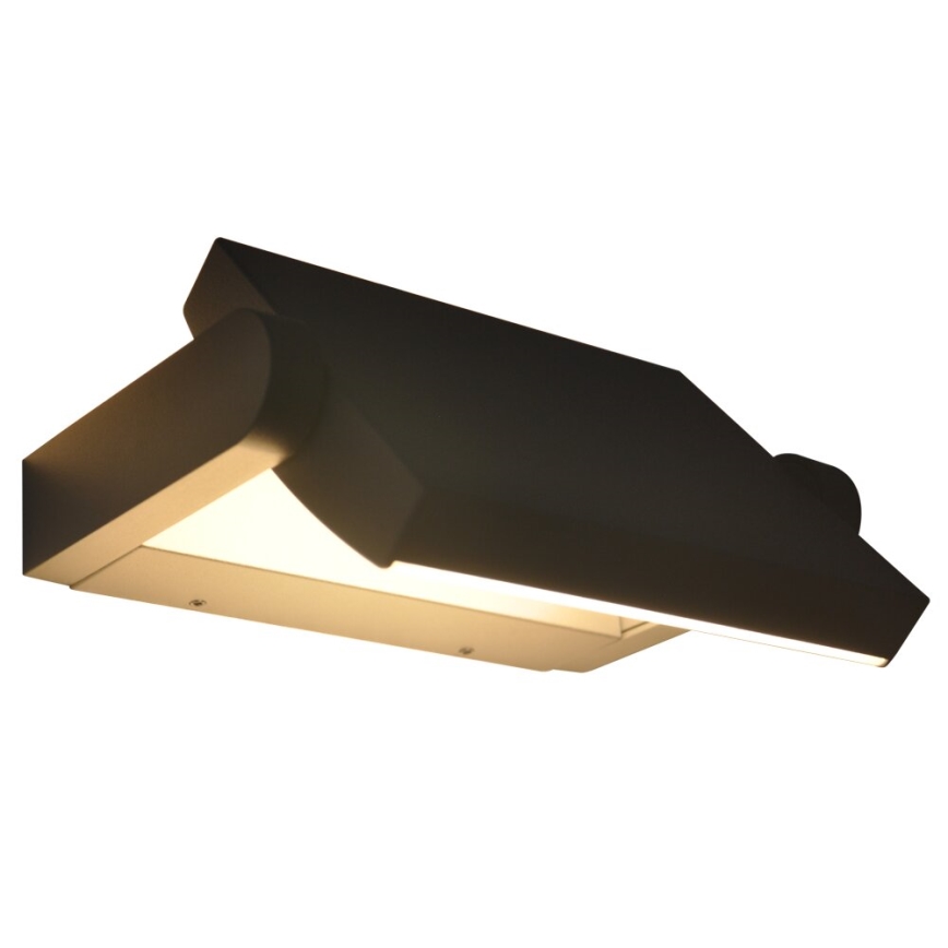 Brilagi - Udendørs LED væglampe med sensor ANKLE LED/18W/230V 3000K IP65 antracit