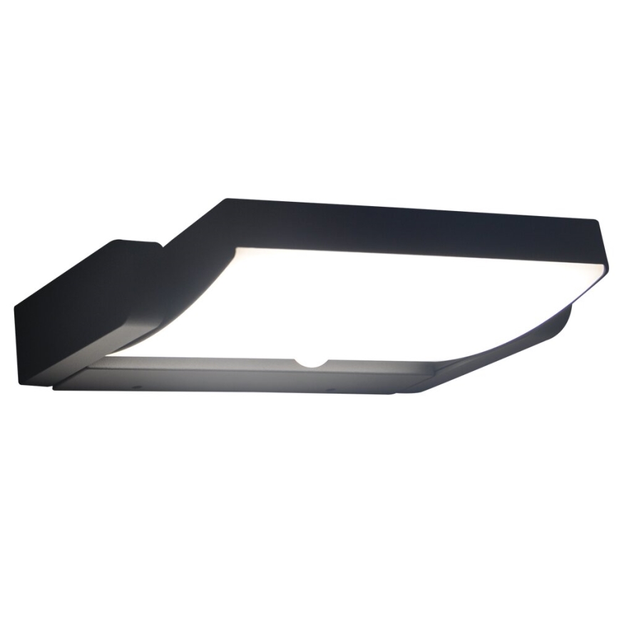 Brilagi - Udendørs LED væglampe med sensor ANKLE LED/18W/230V 4000K IP65 antracit