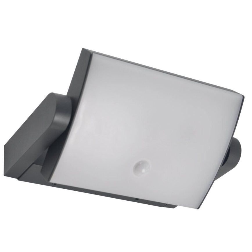 Brilagi - Udendørs LED væglampe med sensor ANKLE LED/18W/230V 4000K IP65 antracit