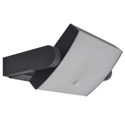 Brilagi - Udendørs LED væglampe med sensor ANKLE LED/18W/230V 4000K IP65 antracit