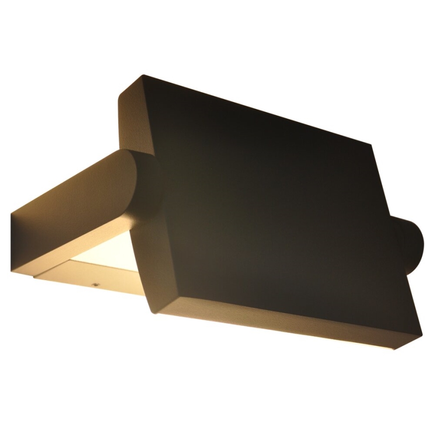 Brilagi - Udendørs LED væglampe med sensor ANKLE LED/18W/230V 4000K IP65 antracit