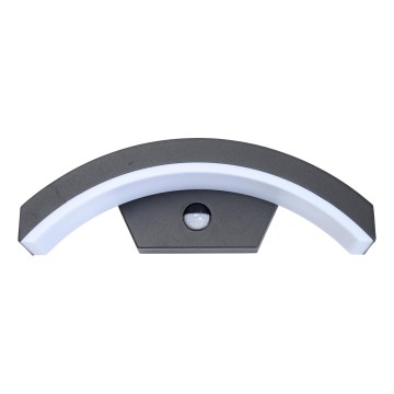 Brilagi - Udendørs LED væglampe med sensor ARCELO LED/8W/230V IP54