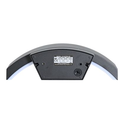 Brilagi - Udendørs LED væglampe med sensor ARCELO LED/8W/230V IP54