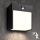 Brilagi - Udendørs LED væglampe med sensor TERNI LED/12W/230V sort IP44