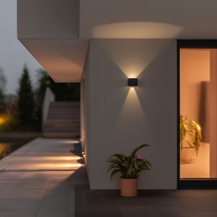 Brilagi - Udendørs LED væglampe RONDO LED/6W/230V antracit IP54