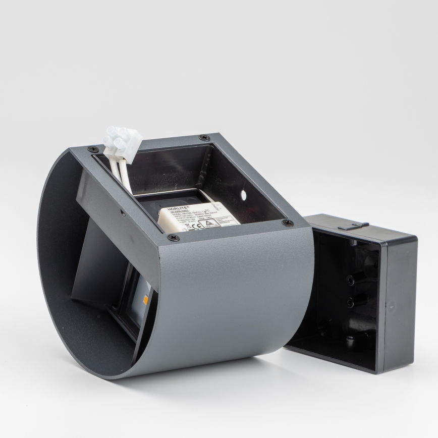 Brilagi - Udendørs LED væglampe RONDO LED/6W/230V antracit IP54