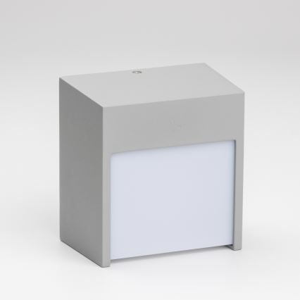 Brilagi - Udendørs LED væglampe TERNI LED/12W/230V grå IP44