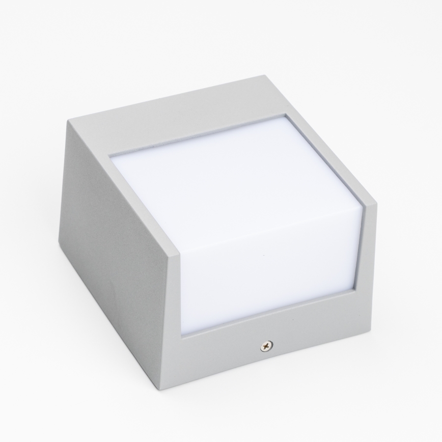 Brilagi - Udendørs LED væglampe TERNI LED/12W/230V grå IP44