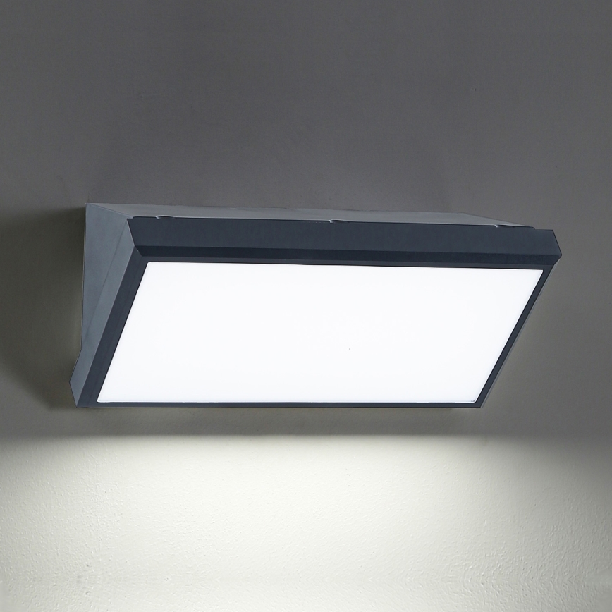 Brilagi - Udendørs LED væglampe TRIANGLE LED/20W/230V antracit IP65
