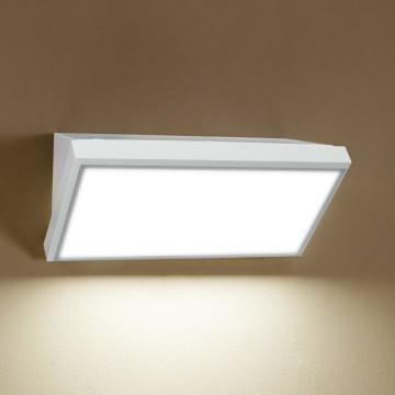 Brilagi - Udendørs LED væglampe TRIANGLE LED/20W/230V hvid IP65