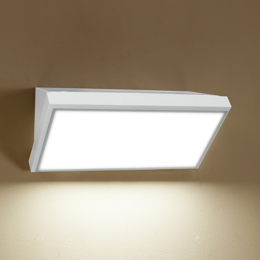 Brilagi - Udendørs LED væglampe TRIANGLE LED/20W/230V hvid IP65