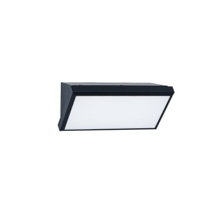 Brilagi - Udendørs LED væglampe TRIANGLE LED/20W/230V 3000/4000/6500K sort IP65
