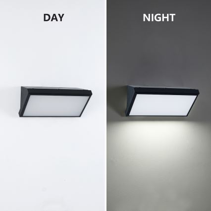 Brilagi - Udendørs LED væglampe TRIANGLE LED/20W/230V sort IP65