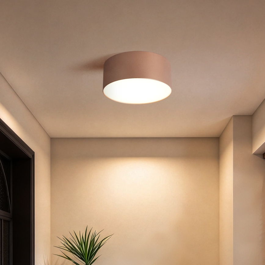 BRILAGI - Udendørs loftlampe FORIS LED/20W/230V Ø 15 cm bronzefarvet IP44
