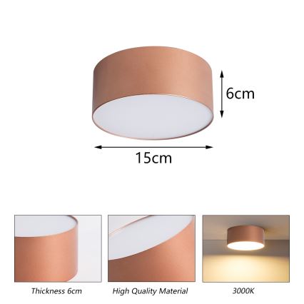 BRILAGI - Udendørs loftlampe FORIS LED/20W/230V Ø 15 cm bronzefarvet IP44