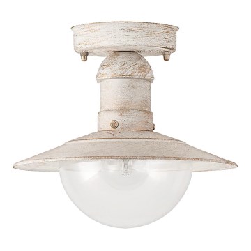Brilagi - Udendørs loftlampe MOLDE 1xE27/60W IP44 hvid/patina