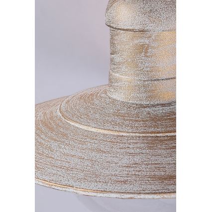 Brilagi - Udendørs loftlampe MOLDE 1xE27/60W IP44 hvid/patina