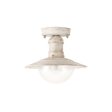 Brilagi - Udendørs loftlampe MOLDE 1xE27/60W IP44 hvid/patina