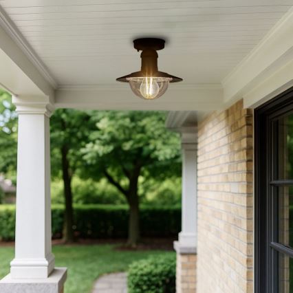 Brilagi - Udendørs loftlampe MOLDE 1xE27/60W IP44 sort