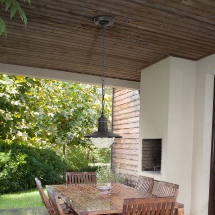 Brilagi - Udendørs pendel MOLDE 1xE27/60W IP44 sort