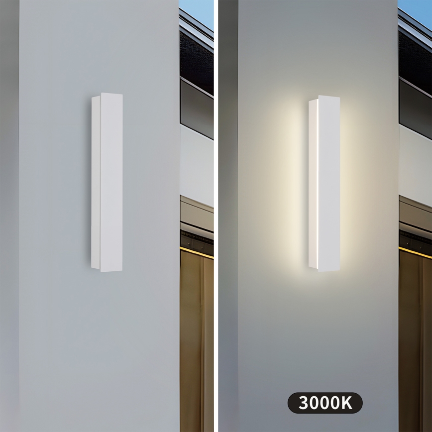 Brilagi - LED udendørs væglampe LINEAR LED/8W/230V 3000K IP65 30 cm hvid CRI 90