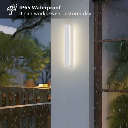 Brilagi - LED udendørs væglampe LINEAR LED/8W/230V 3000K IP65 30 cm hvid CRI 90