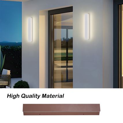 Brilagi - LED udendørs væglampe LINEAR LED/8W/230V 3000K IP65 30 cm hvid CRI 90