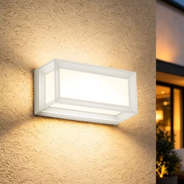 Brilagi - Udendørs vægarmatur PARKER LED/12W/230V 3000/4500/6000K hvid IP44
