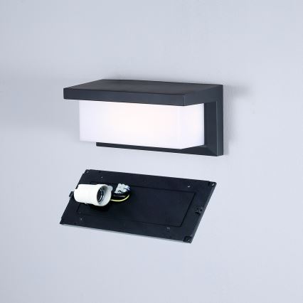 Brilagi - Udendørs væglampe BRICKY 1xE27/60W/230V antracit IP54