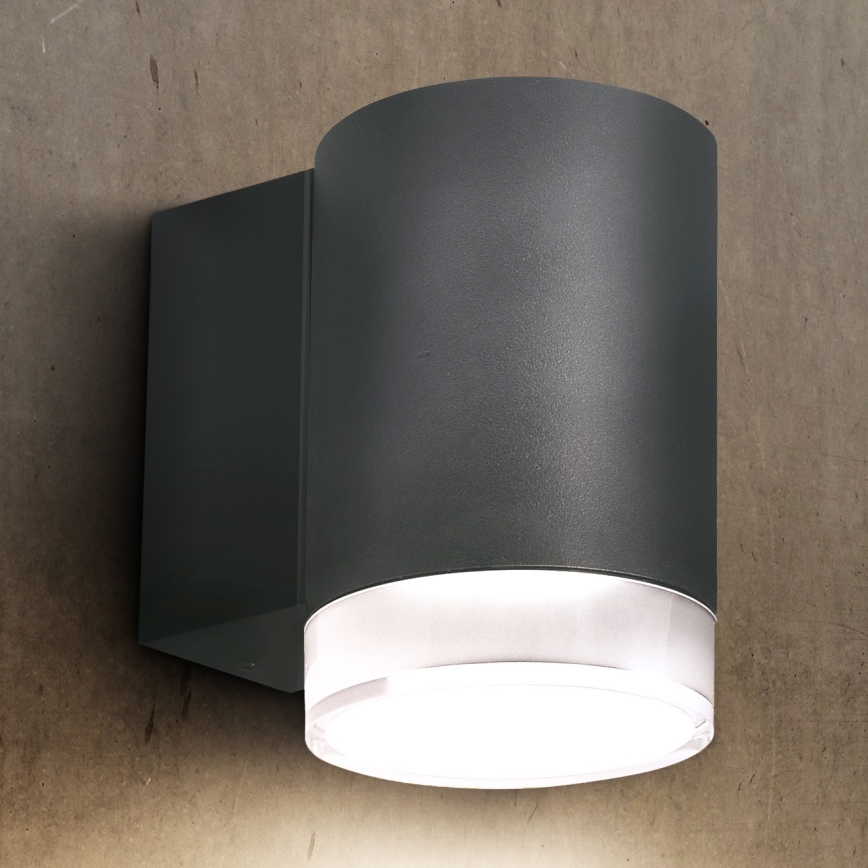 Brilagi - Udendørs væglampe MATERA 1xGU10/30W/230V antracit IP54