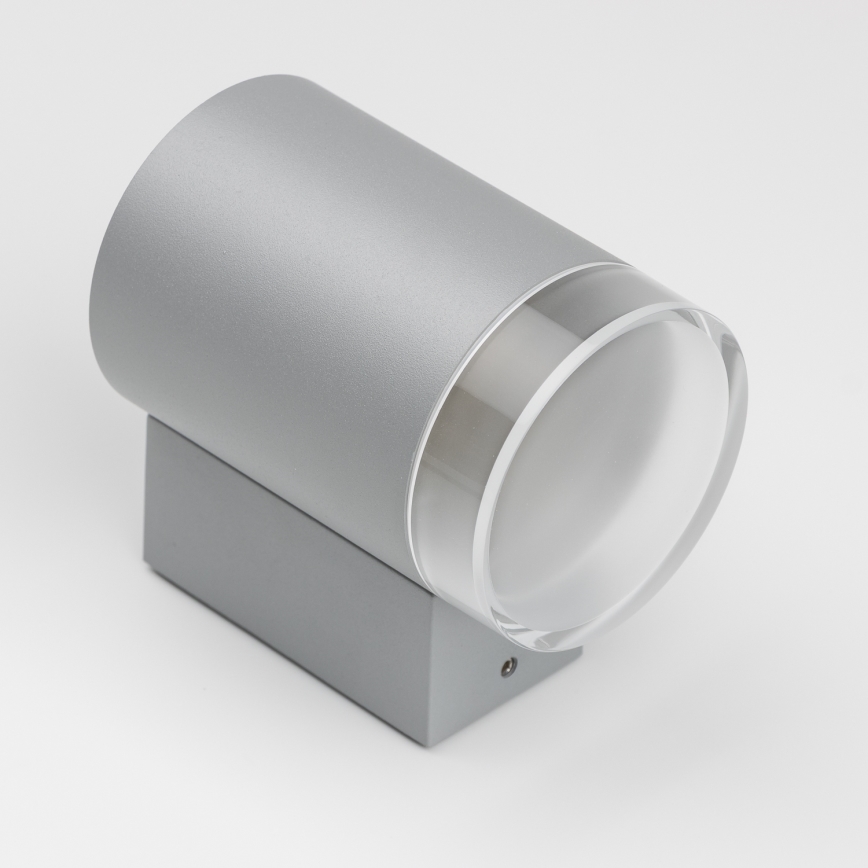 Brilagi - Udendørs væglampe MATERA 1xGU10/30W/230V grå IP54