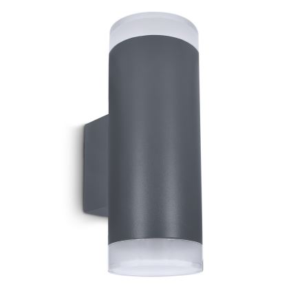 Brilagi - Udendørs væglampe MATERA 2xGU10/30W/230V antracit IP54