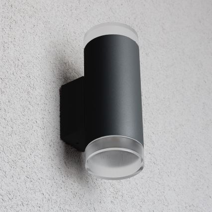 Brilagi - Udendørs væglampe MATERA 2xGU10/30W/230V IP54