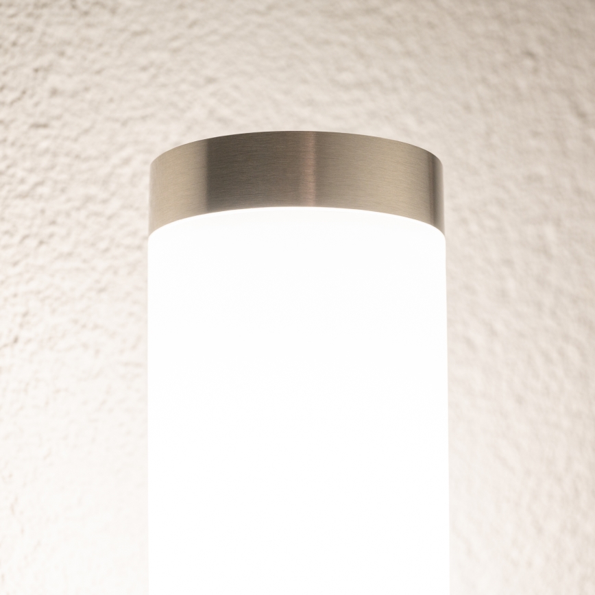 BRILAGI - Udendørs væglampe med sensor ELIA 1xE27/20W/230V IP44 mat krom