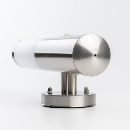 BRILAGI - Udendørs væglampe med sensor ELIA 1xE27/20W/230V IP44 mat krom