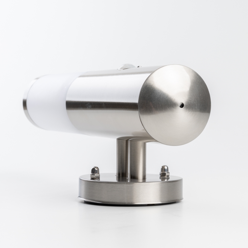 BRILAGI - Udendørs væglampe med sensor ELIA 1xE27/20W/230V IP44 mat krom